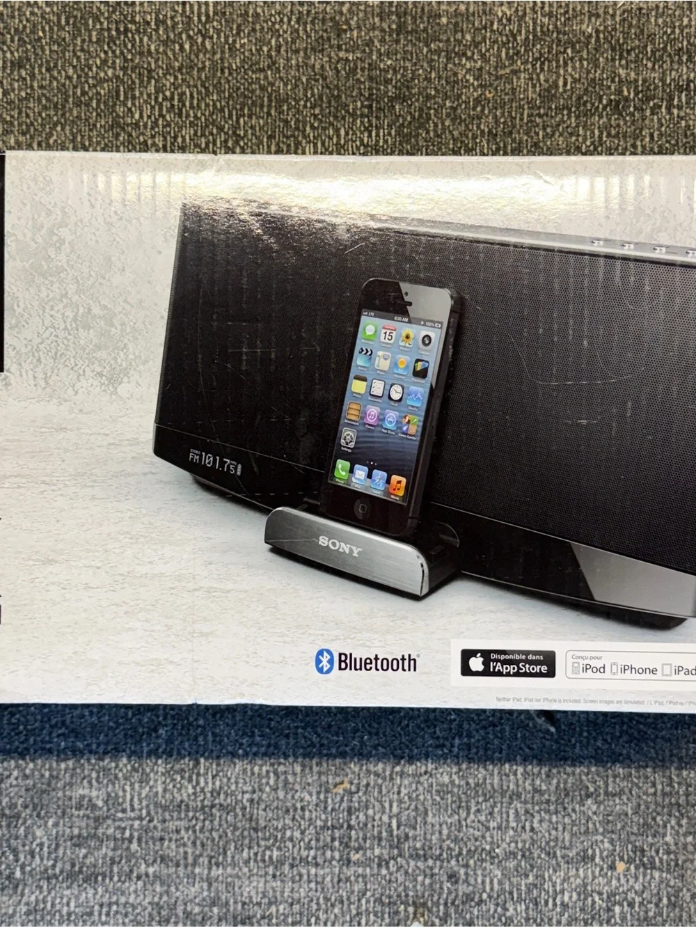 Sony Bluetooth Speaker Dock in Black